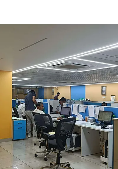 The Data engineering team at work in the Jaipur office