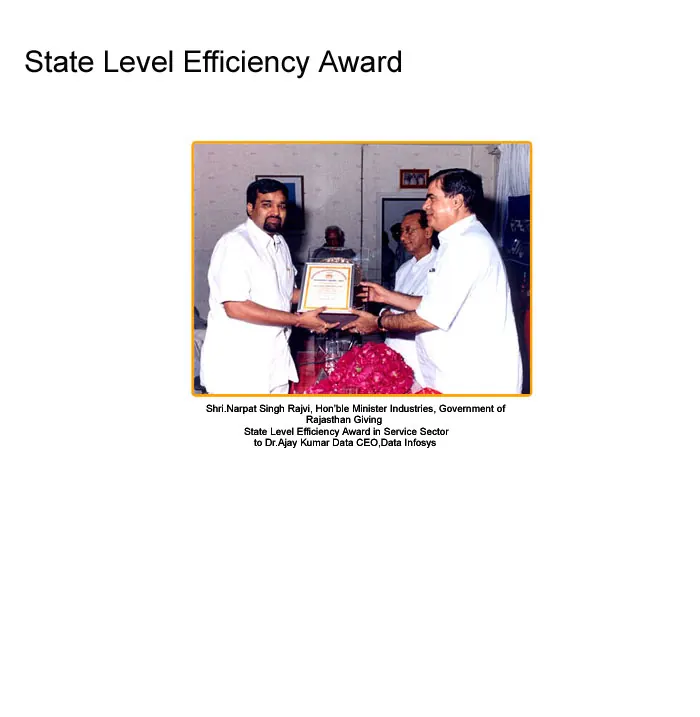 State Level Efficiency Award