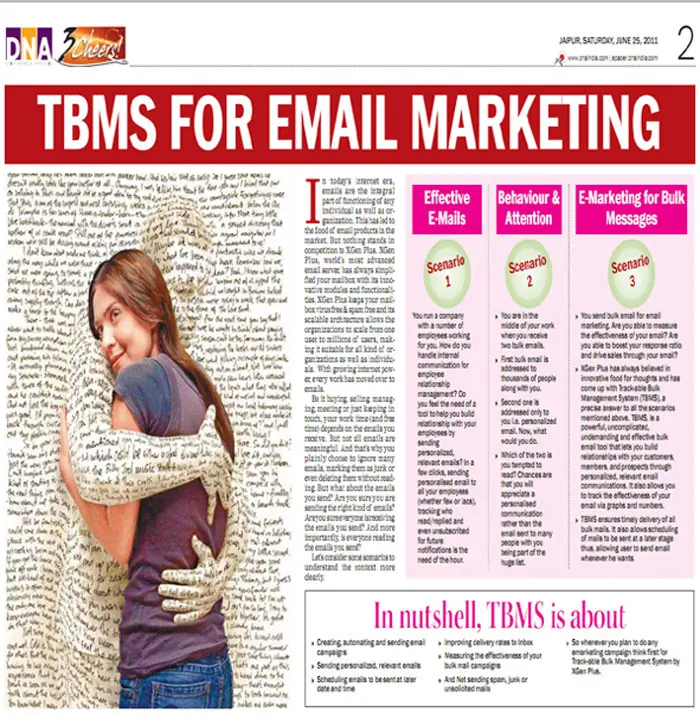 TBMS FOR EMAIL MARKETING- 25June, DNA