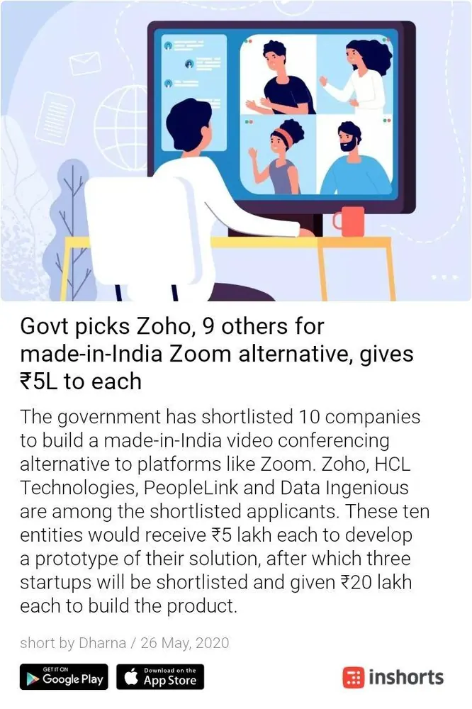इनोवेशन चैलेंज के टॉप-10 में जयपुर की Data Ingenious, Indian Video Conferencing App ‘VideoMeet’